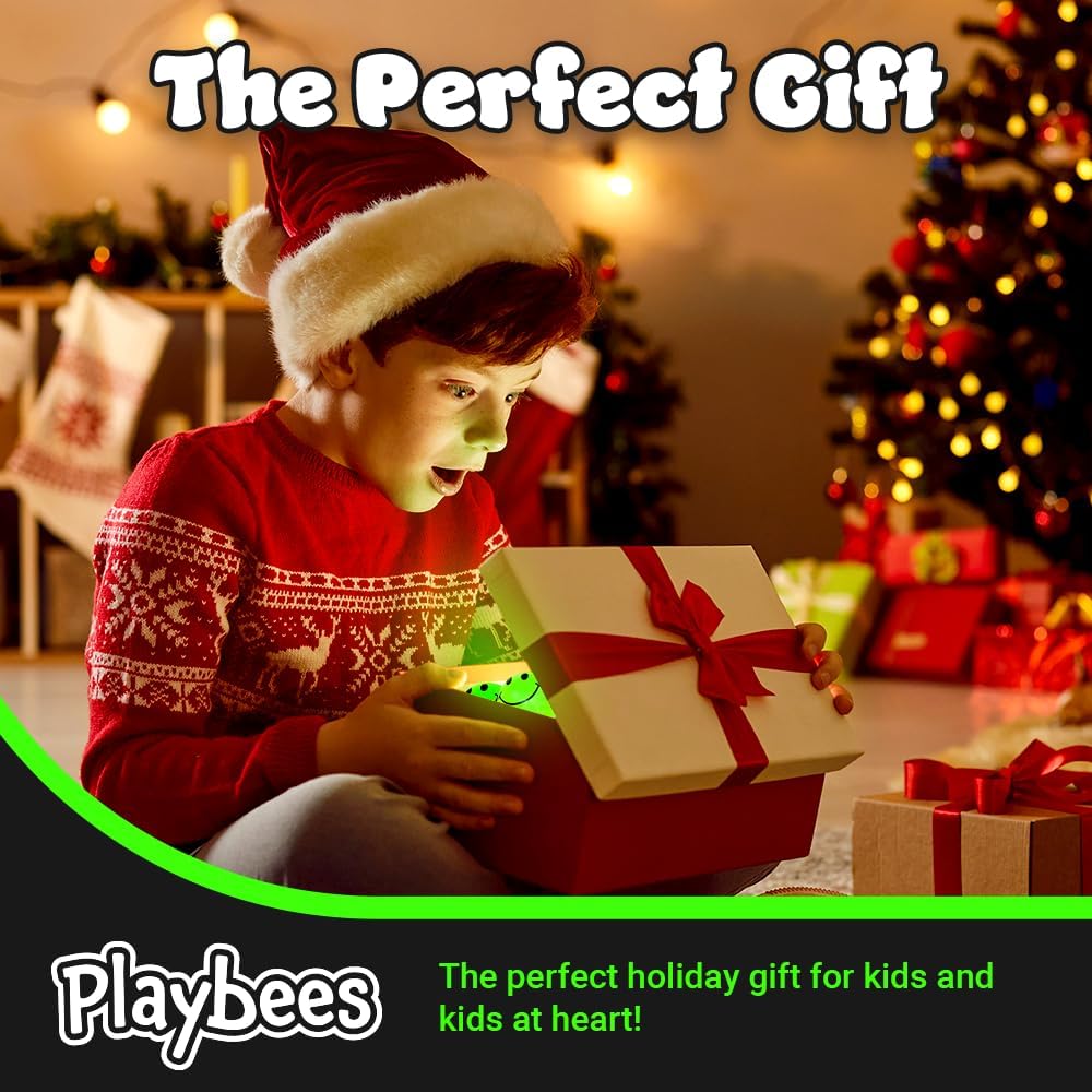 Playbees glow in the dark bouncy balls, 144 small 1 inch rubber balls with smiley faces - view 6