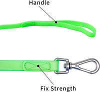 Waterproof Dog Training Leash 50FT 30FT 15FT 10FT 5FT Heavy Duty - 10FT / Transparent Green - image 2