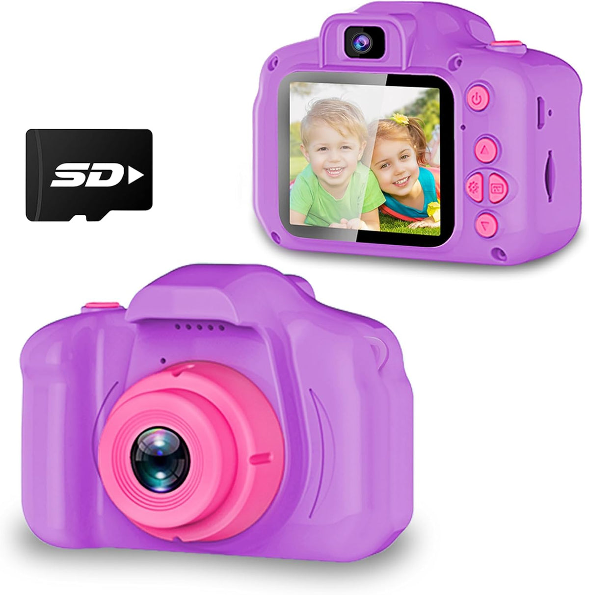 Seckton Upgraded Kids Selfie Camera - Purple