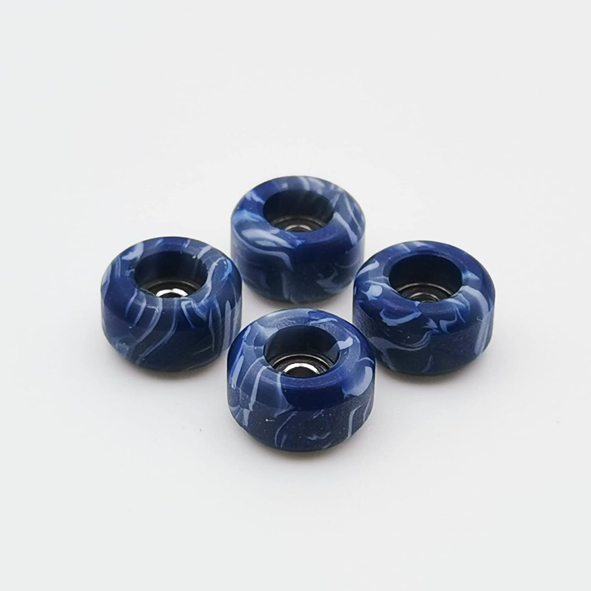 RACOFSB fingerboard wheels with bearings in black mix swirl color, set of 4 - view 7