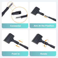 4IN1 Aquarium Cleaning Tools Long Handle Algae Scraper – Essentials for Fish - 4IN1 / 18~24In - image 3