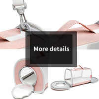 Guinea Pig Carrier Travel Small Animal Carrier Bag Lizard Bird Rabbit - 11.8"L x 9.4"W x 9.0"H / pink - image 4