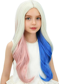 Edivd kids ginger wig with long orange wavy curls - view 36