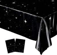 Stone Wall Table Covers, 54"x108" XL, Medieval Party Decorations - Space (Pack of 2)