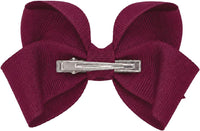 Motique Accessories 4 inch dusty rose grosgrain hair bow for girls on a metal alligator clip - view 27