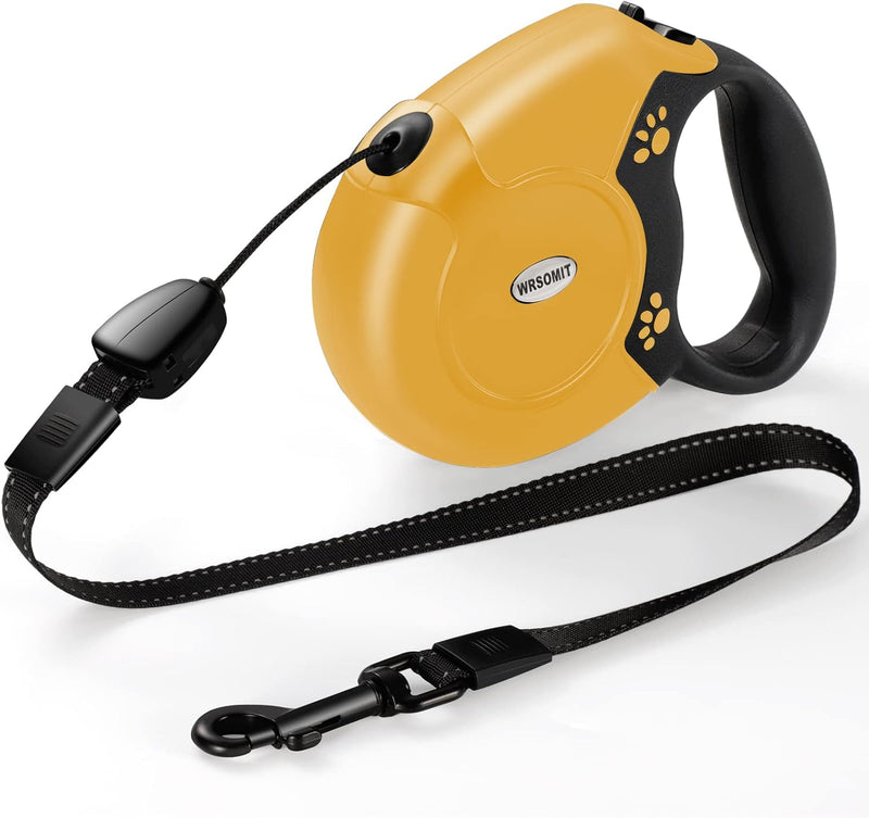 360°No Tangle 26 Ft Retractable Dog Leash for Dogs up to – Essentials for Dogs - Yellow