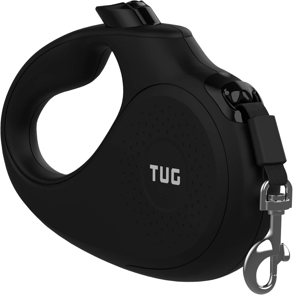 TUG Monochrome 360° Tangle-Free Retractable Dog Leash - Black / Tiny, 10 ft - image 2