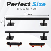 WIPHANY 11 inch round metal fingerboard grind rail with weighted base - view 9