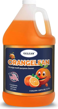 Multi Purpose Cleaner Pet Odor eliminator - Concentrate MAKES 64 GALLON - MADE IN USA- pH Neutral - ORANGELEAN Strong Odor Floor Cleaner - Orange Stain Remover 128 oz