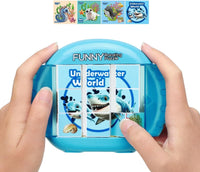 Rotating Puzzle for Toddlers Kids 3+, Travel Essentials Toys – Fun for Kids & Family - Marine Life