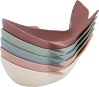 mushie Stackable Bath Boats Floating Toy, Made in Denmark - Whales Original - image 2