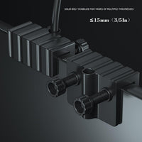 Aquarium LED Light USB 5V1A RGBW 5730 Timmer 1~10Gal Fish Tank Clip - 8.0 Watt Hours - image 3