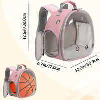 Small Animals Tent, Breathable Transparent Pet Playpen Pop Open Outdoor/Indoor Exercise Fence - Pink+pink / Backpack+Playpen - image 2