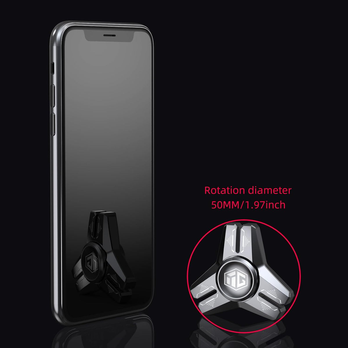 INNÔPlus Fidget Spinner for Adults - Stainless Steel - image 3