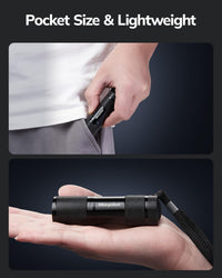 morpilot Mini UV Blacklight Flashlight - 1 Count (Batteries Included) - image 3