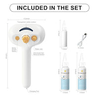 Pet Steam Brush for Dog & Cat – 3-in-1 Spray Hair Removal Comb – Steam for Shedding & Grooming – Water Brush for Long & Short Haired Pets – Spritz Defur Comb