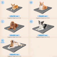 Dog Crate Pad, Washable Cozy Dog Bed Mat for Medium Dogs 36"x23" - 24.0"L x 18.0"W x 1.5"Th / Dark Grey - image 2