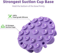 Jaoul Slow Feeder Dog Bowls Insert - Small(4 inch) / Purple - image 2