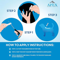 Apex Plus Flea and Tick Prevention for Dogs | Medium (23-44 lbs) | 6-Month Supply | Dog Flea and Tick Treatment | 24-Hour Activation, Waterproof, 30-Day Protection