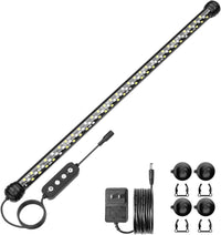 SEAOURA Submersible Led Aquarium Light for Fish Tank with Timer - 18.9 in for 20-35inch tank