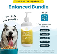 Liquid Multivitamin for Dogs with Probiotics, 8 in 1 Vitamins for Immune Support, Energy & Digestion, High Absorption Liquid Dog Supplement, Made in USA, 16 oz