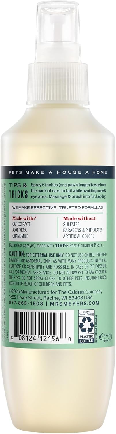 MRS. MEYER'S Clean Day Dog Deodorizing Spray, White Peach Scent - Sweet Chamomile / 8oz - image 2