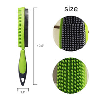 Rubber Pet Hair Removal Brush for Couch Clothes Dog Cat Pet Hair Carpet, Also Used as Dog Cat Bath Brush with Massage Effect