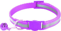 2 Pack Breakaway Cat Collars with Bells - Purple - image 3