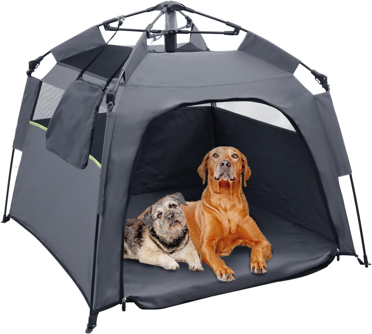 Pop Up Dog Tents, Plusvivo Foldable Cool Mesh Camping Tent