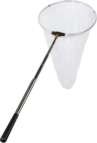 RESTCLOUD Insect and Butterfly Net with 12" Ring, 24" Net Depth - 12" Ring, 59" Handle