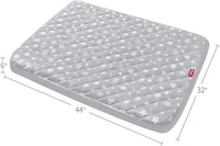 Waterproof Dog Bed Covers Replacement Lovely Grey Star Print - Grey Star / 32 x 44 x 6 inch - image 2