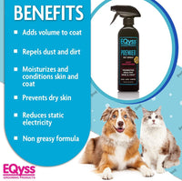 EQyss Premier Pet Spray - Moisturizes & Conditions for Healthy Skin & Coat, Non - greasy, Repels - 16-Ounce - image 3