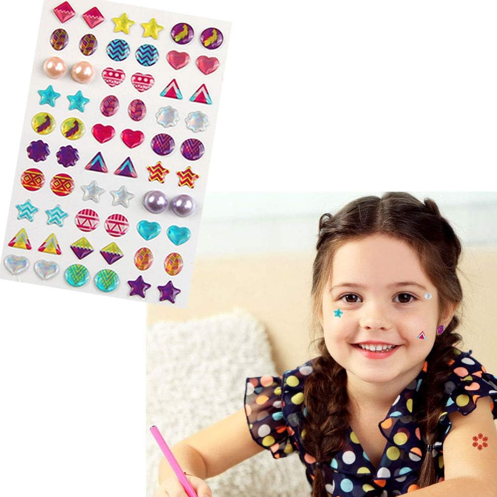 AUGSUN 240 Pcs Halloween Stick on Earrings for Little Girls – Fun for Kids & Family - Multicolor Theme - image 2