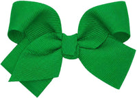 Motique Accessories 4 inch dusty rose grosgrain hair bow for girls on a metal alligator clip