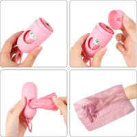 ECO-CLEAN 360 Count Dog Poop Bags with Dispenser, Leak-Proof, Cherry Blossom scented