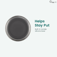 Nonslip Stainless Steel Dog Bowls, 3.8 US Cup Each - 3.8 Cup - image 2