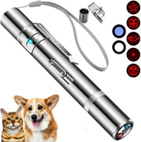 Cat Laser Pointer Toy, 3 Light Modes, 5 Fun Patterns - 1Pc