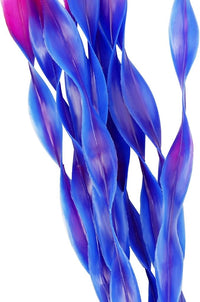 MyLifeUNIT Artificial Seaweed Water Plants for Aquarium, Plastic Fish Tank Plant Decorations 10 PCS (Purple)