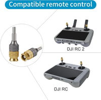 Hanatora aluminum extension joysticks for DJI RC and RC 2 drone controllers, pair - view 2