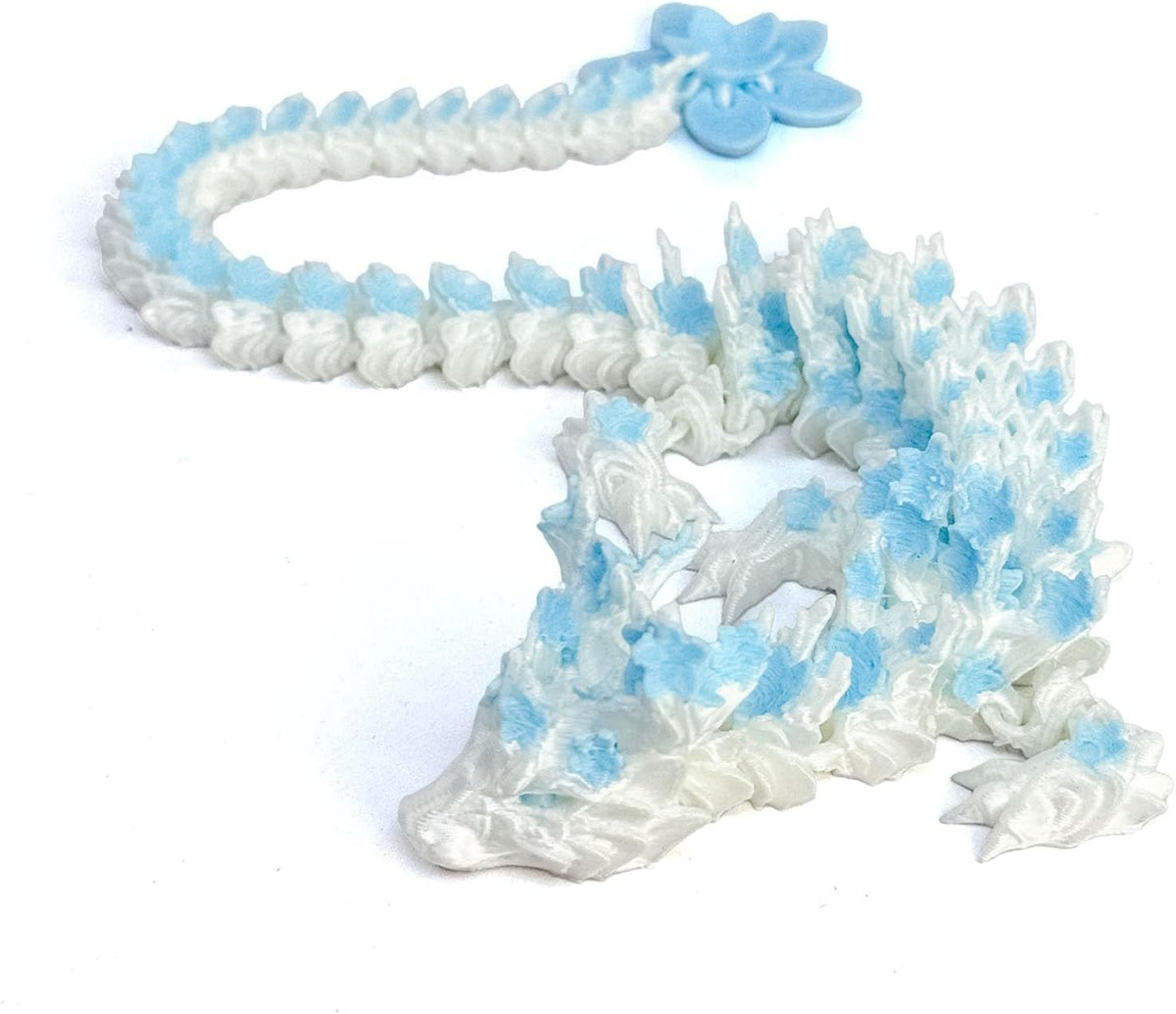 SGYYSG 12 inch 3D printed articulated cherry blossom crystal dragon toy - view 2