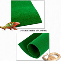 Reptile Carpet, 2 Pack of Bearded Dragon Mat Terrarium Substrate Liner Bedding for Snake Turtle - 39"X20" / 1 PC - image 3