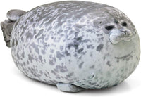 MerryXD Chubby Blob Seal Pillow - Grey / Large