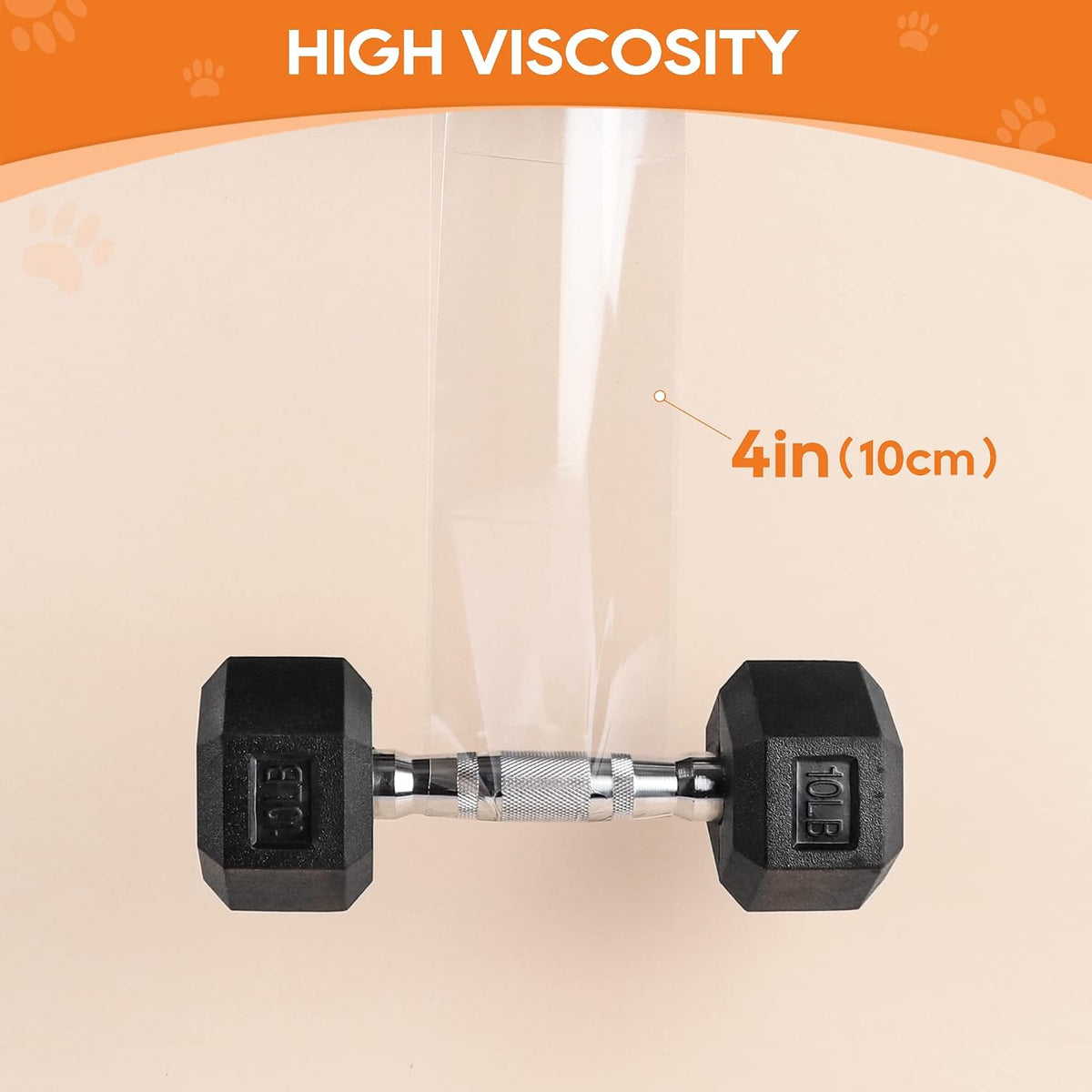 Clear Door Protector from Dog Scratching 4in x 16.4ft – Essentials for Dogs - 10ft X 4in - image 3