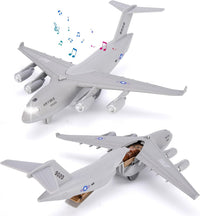 Crelloci 5 pack pull back army toys, three camo fighter jets and two tanks