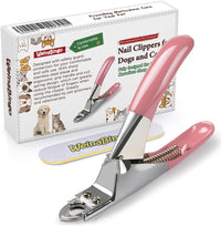 Dog Cat Pets Nail Clippers - Pink
