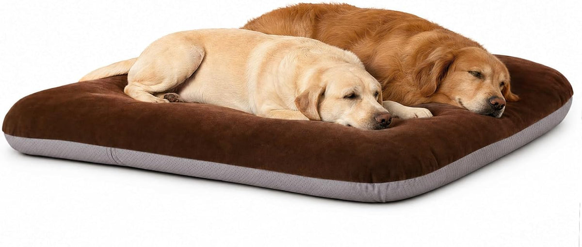 Magic Dog Orthopedic Extra Large Dog Bed 47 Inch - 47.0"L x 39.0"W x 5.0"Th / Dark Brown