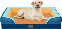 Comfort Expression Waterproof Orthopedic Dog Bed for Extra Large Dogs – Essentials for Dogs - 42.0"L x 30.0"W x 8.5"Th / Golden Harbor
