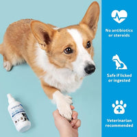 Vetericyn Plus Dog Wound Care Spray | Healing Aid and Skin Repair, Clean Wounds, Relieve Dog Skin Allergies, Safe for All Animals. 8 ounces