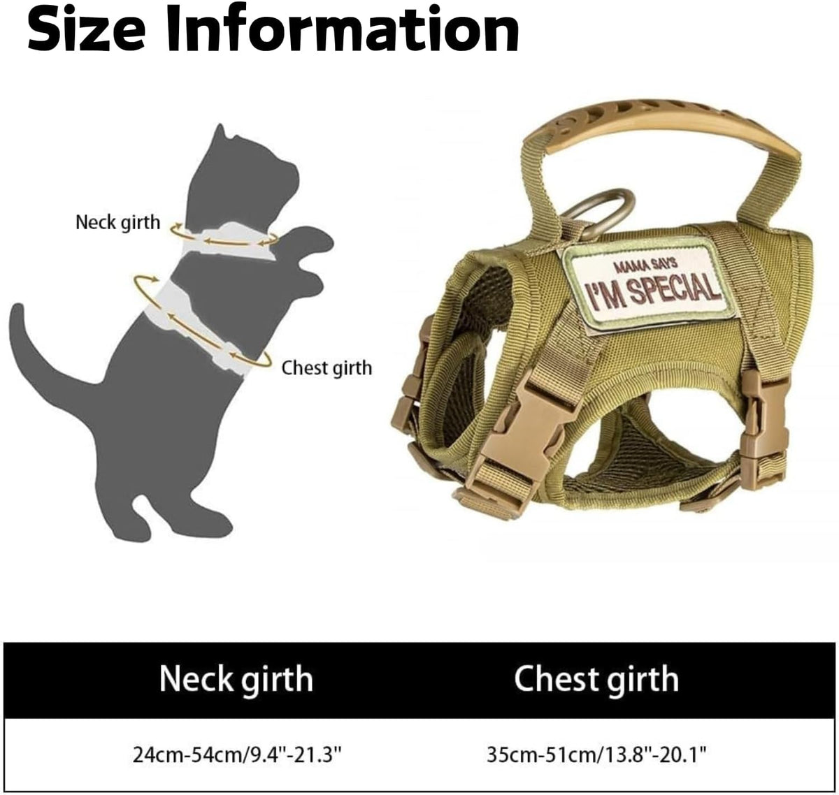 Tactical Cat Harness and Leash Set for Walking Escape Proof - image 2