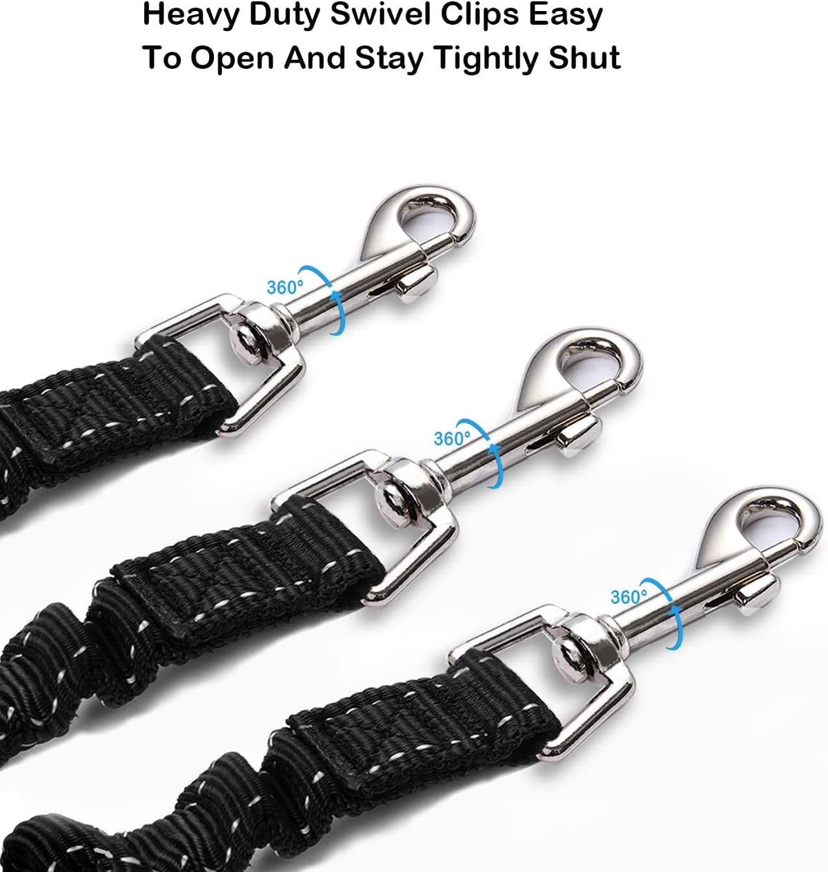 3 Way Dog Leash Coupler Heavy Duty No Pull Multiple Double Tangle - image 3